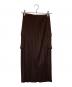 PLEATS PLEASE (プリーツプリーズ) プリーツカーゴポケットスカート ブラウン サイズ:3：25000円