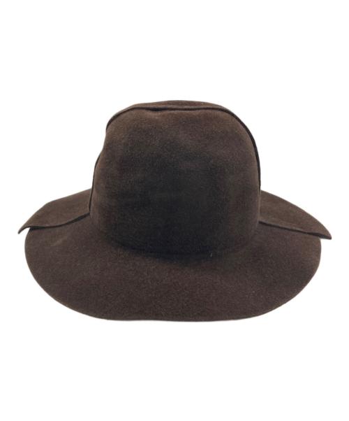 CA4LA（カシラ）CA4LA (カシラ) MIHARA YASUHIRO (ミハラヤスヒロ) ラビットファーハット ブラウンの古着・服飾アイテム