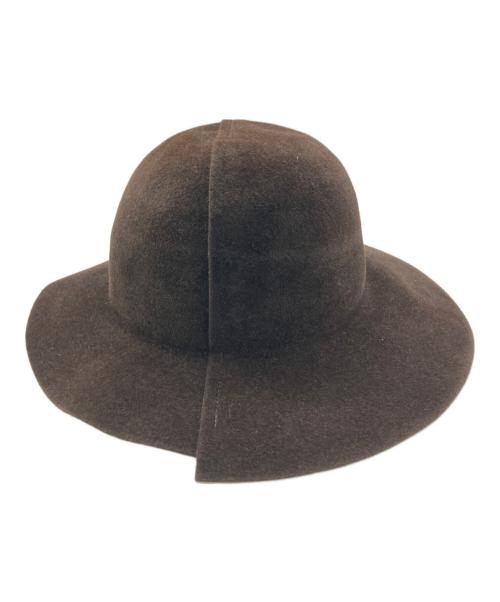 CA4LA（カシラ）CA4LA (カシラ) MIHARA YASUHIRO (ミハラヤスヒロ) ラビットファーハット ブラウンの古着・服飾アイテム