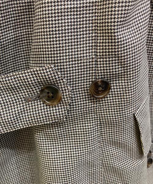 PAUL SMITH（ポールスミス）PAUL SMITH (ポールスミス) クラシックハウンドトゥース シングル2Bジャケット グレー サイズ:Sの古着・服飾アイテム