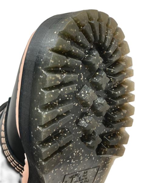 Dr.Martens（ドクターマーチン）Dr.Martens (ドクターマーチン) CAITIE ストラップ ブーツ ブラック×ピンク サイズ:UK3の古着・服飾アイテム