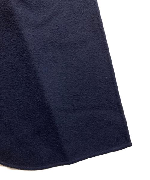 LE PHIL（ル フィル）LE PHIL (ル フィル) ソフトウールリバーノーカラーコート ネイビー サイズ:1の古着・服飾アイテム