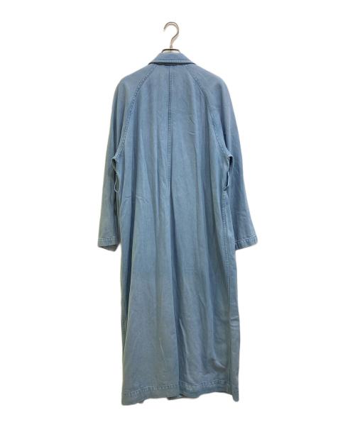 l’heritage martinique（レリタージュ マルティニーク）l’heritage martinique (レリタージュ マルティニーク) リヨセルコットンデニムダブルブレストコート インディゴ サイズ:下記参照の古着・服飾アイテム