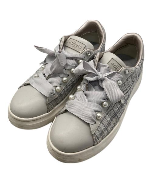 DIANA（ダイアナ）DIANA (ダイアナ) フェミニンスニーカー シルバー サイズ:24の古着・服飾アイテム