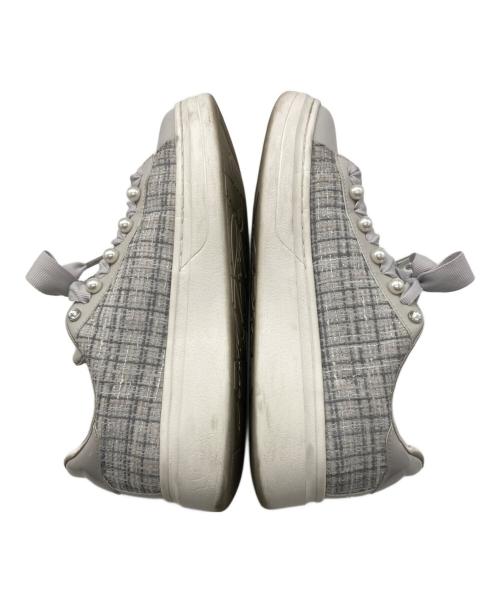 DIANA（ダイアナ）DIANA (ダイアナ) フェミニンスニーカー シルバー サイズ:24の古着・服飾アイテム