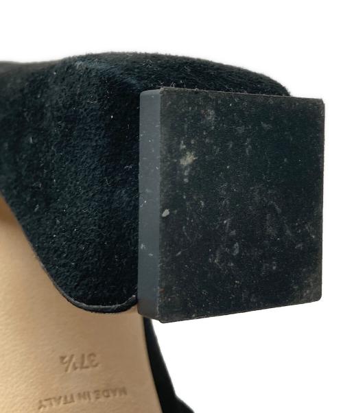 sergio rossi（セルジオロッシ）sergio rossi (セルジオロッシ) サイドジップスウェードブーツ ブラック サイズ:37 1/2の古着・服飾アイテム