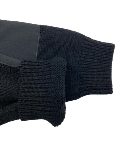 and wander（アンドワンダー）and wander (アンドワンダー) shetland wool cardigan ブラック サイズ:S/Mの古着・服飾アイテム