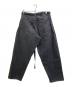 BLURHMS (ブラームス) 12.9OZ SELVAGE DENIM GI-BELT PANTS ブラック サイズ:3：11000円