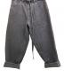 中古・古着 BLURHMS (ブラームス) 12.9OZ SELVAGE DENIM GI-BELT PANTS ブラック サイズ:3：11000円
