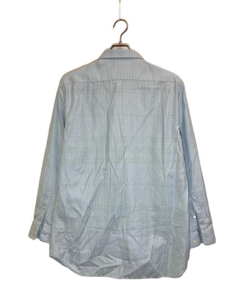 BURBERRY LONDON（バーバリーロンドン）BURBERRY LONDON (バーバリーロンドン) チェックシャツ ブルー サイズ:XLの古着・服飾アイテム