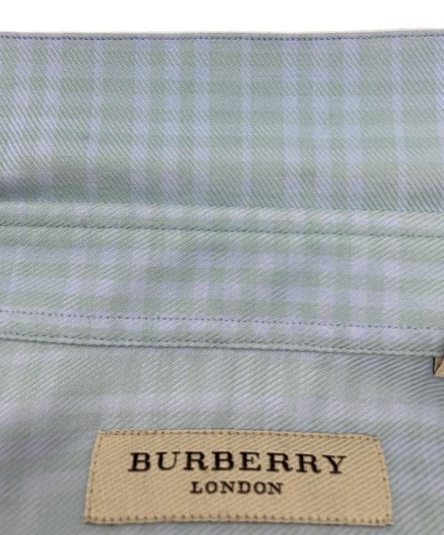 BURBERRY LONDON（バーバリーロンドン）BURBERRY LONDON (バーバリーロンドン) チェックシャツ ブルー サイズ:XLの古着・服飾アイテム