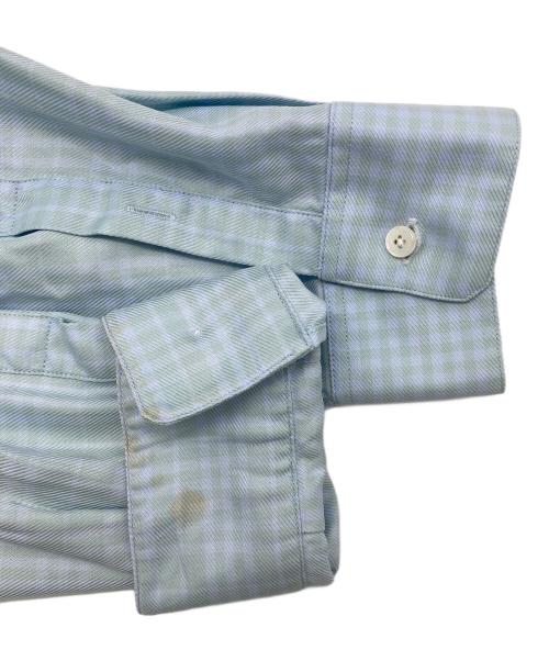 BURBERRY LONDON（バーバリーロンドン）BURBERRY LONDON (バーバリーロンドン) チェックシャツ ブルー サイズ:XLの古着・服飾アイテム