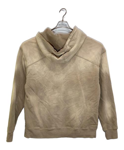 ANTIMID（アンチミッド）ANTIMID (アンチミッド) PIGMENT LOGO HOODIE ベージュ サイズ:Mの古着・服飾アイテム