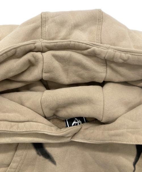 ANTIMID（アンチミッド）ANTIMID (アンチミッド) PIGMENT LOGO HOODIE ベージュ サイズ:Mの古着・服飾アイテム