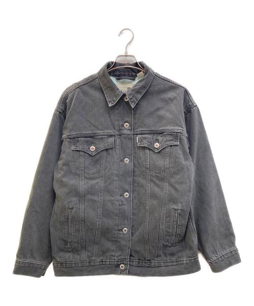 LEVI'S SILVERTAB（リーバイス シルバータブ）LEVI'S SILVERTAB (リーバイス シルバータブ) ルーズフィット トラッカー ジャケット ブラック サイズ:SIZE Sの古着・服飾アイテム