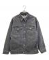 LEVI'S SILVERTAB（リーバイス シルバータブ）の古着「ルーズフィット トラッカー ジャケット」｜ブラック