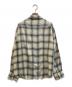 FRAMeWORK (フレームワーク) レーヨンチェックシャツ ブルー×アイボリー サイズ:下記参照：6000円