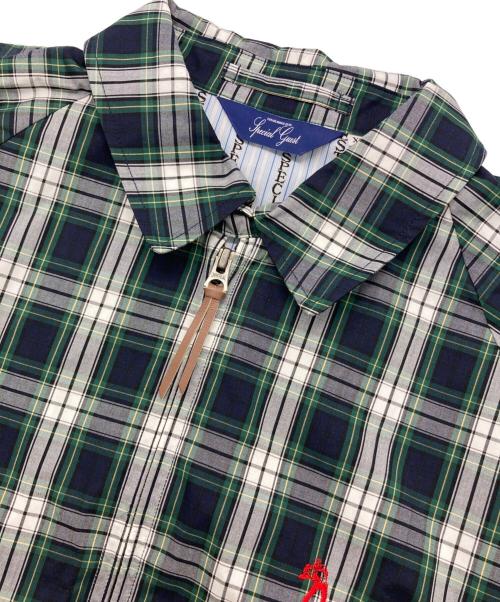 SPECIAL GUEST（スペシャルゲスト）SPECIAL GUEST (スペシャルゲスト) Swing Top Check Jacket グリーン サイズ:ＸＬの古着・服飾アイテム