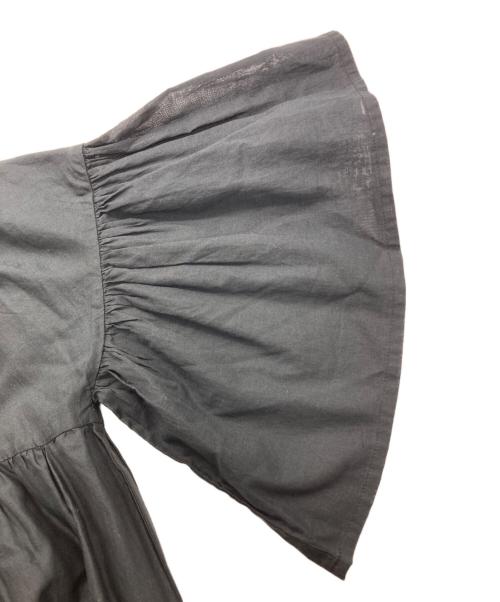 merlette（マーレット）merlette (マーレット) NES DRESS コットン ギャザー ティアード ワンピース ブラック サイズ:-の古着・服飾アイテム