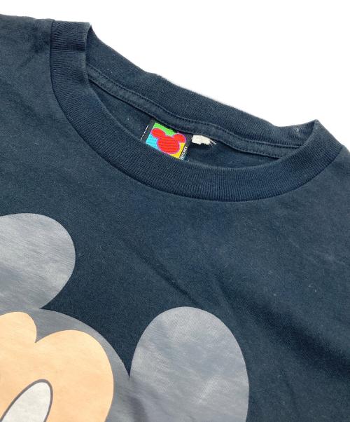 DISNEY（ディズニー）Disney (ディズニー) 90s両面ミッキーカットソー ブラック サイズ:FREEの古着・服飾アイテム