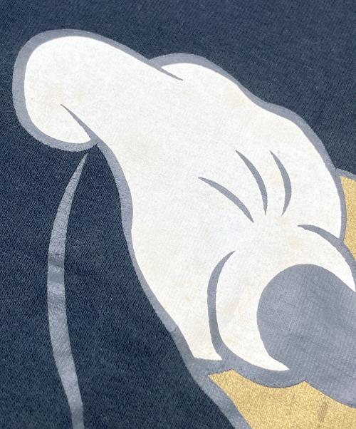 DISNEY（ディズニー）Disney (ディズニー) 90s両面ミッキーカットソー ブラック サイズ:FREEの古着・服飾アイテム