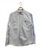 BURBERRY BLACK LABELバーバリーブラックレーベル）の古着「ホースマーク刺繍シャツ」｜ブルー