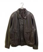 candaシーアンドエー）の古着「オールドレザージャケット」｜ブラウン
