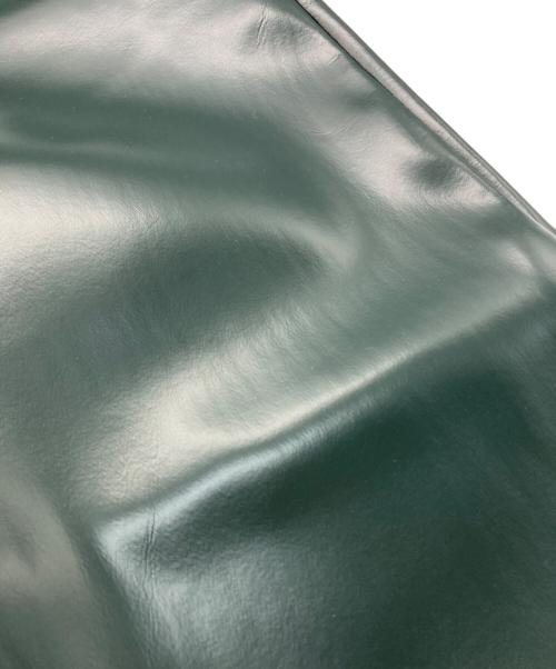 MM6 Maison Margiela（エムエムシックスメゾンマルジェラ）MM6 Maison Margiela (エムエムシックスメゾンマルジェラ) フェイクレザーパンツ グリーン サイズ:36の古着・服飾アイテム