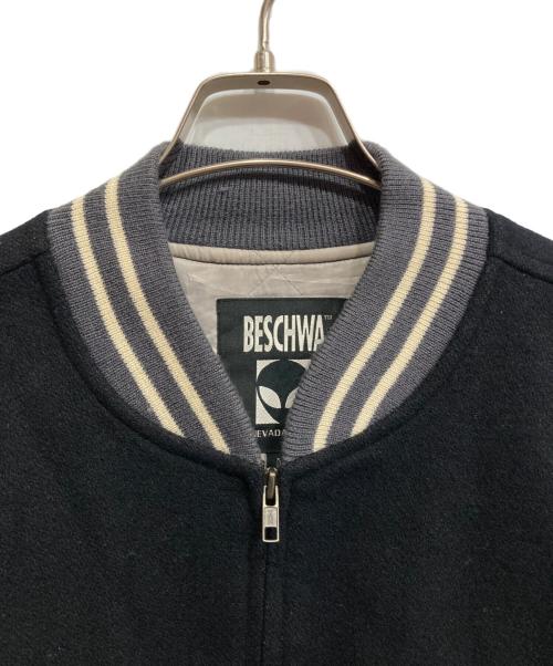 BESCHWA（ビィシュワ）BESCHWA (ビィシュワ) 90s-00sスタジャン ブラック サイズ:Ⅿの古着・服飾アイテム