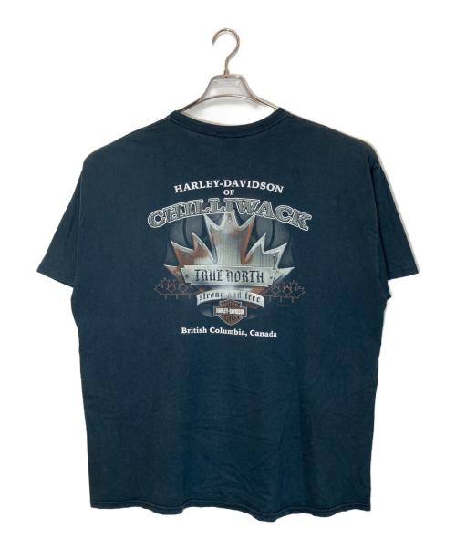 HARLEY-DAVIDSON（ハーレーダビッドソン）HARLEY-DAVIDSON (ハーレーダビッドソン) 00sプリントtシャツ ブラック サイズ:２XLの古着・服飾アイテム