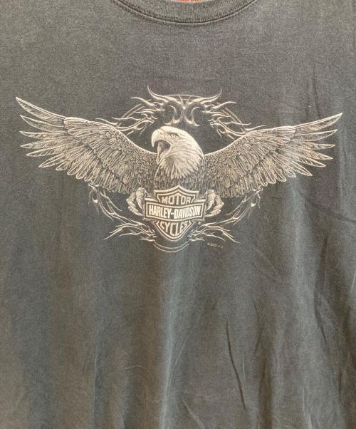 HARLEY-DAVIDSON（ハーレーダビッドソン）HARLEY-DAVIDSON (ハーレーダビッドソン) 00sプリントtシャツ ブラック サイズ:２XLの古着・服飾アイテム