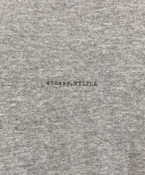 stussy（ステューシー）stussy (ステューシー) プリントTシャツ グレー サイズ:Lの古着・服飾アイテム