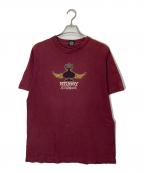 stussyステューシー）の古着「スペードロゴtシャツ」｜ボルドー