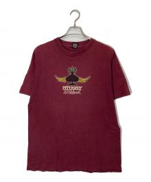 stussy（ステューシー）の古着「スペードロゴtシャツ」｜ボルドー