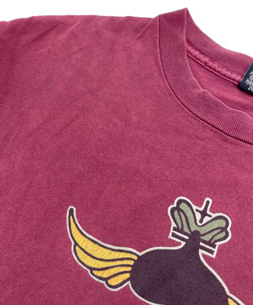 stussy（ステューシー）stussy (ステューシー) スペードロゴtシャツ ボルドー サイズ:Lの古着・服飾アイテム