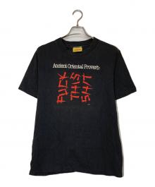 LAKE STREET SHIRT（レイク・ストリート・シャツ）の古着「90sANCIENT ORIENTAL PROVERBtシャツ」｜ブラック