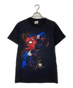MARVELマーベル）の古着「90sSPIDER MAN TEE」｜ブラック