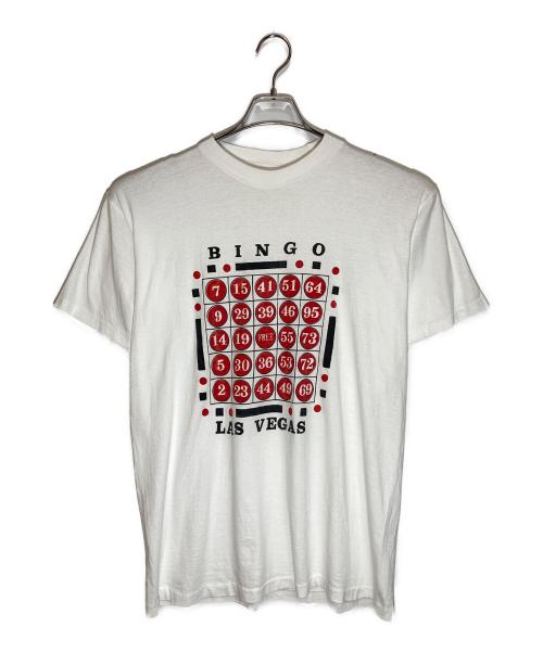 SHORT HILLS TEE（ショートヒルズティー）SHORT HILLS TEE (ショートヒルズティー) 90sBINGO TEE ホワイト サイズ:Lの古着・服飾アイテム