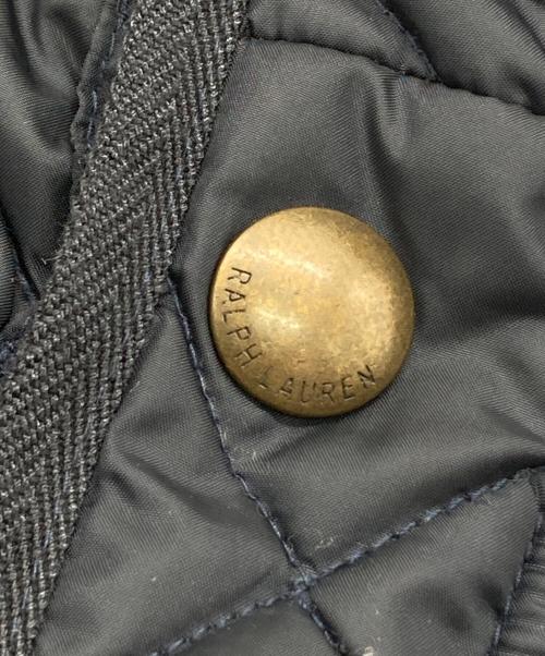 POLO RALPH LAUREN（ポロ・ラルフローレン）POLO RALPH LAUREN (ポロ・ラルフローレン) キルティングベスト ネイビー サイズ:XSの古着・服飾アイテム