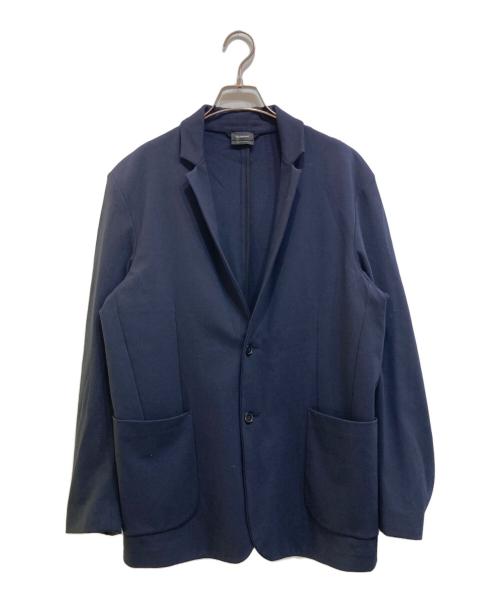 JIL SANDER（ジルサンダー）JIL SANDER (ジルサンダー) ジャージー2Bジャケット ネイビー サイズ:Lの古着・服飾アイテム