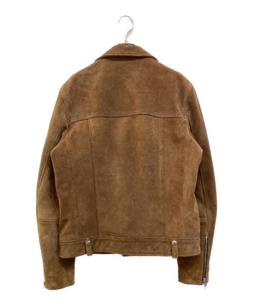 ALL SAINTS（オールセインツ）ALL SAINTS (オールセインツ) NEKO SUEDE BIKER JACKET ブラウン サイズ:Lの古着・服飾アイテム