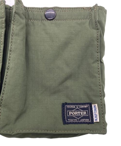 PORTER（ポーター）PORTER (ポーター) KAPTAIN SUNSHINE (キャプテンサンシャイン) マルチポケットボディーバッグ オリーブの古着・服飾アイテム