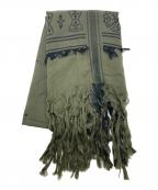 WTAPSダブルタップス）の古着「アフガンストール」｜オリーブ