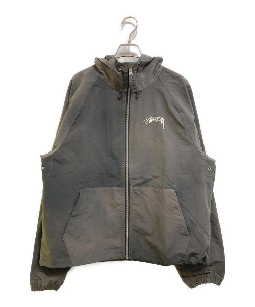 stussy（ステューシー）stussy (ステューシー) BEACH SHELL WAVE DYE グレー サイズ:Ⅿの古着・服飾アイテム