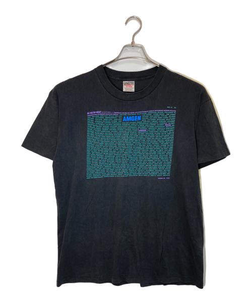 ONEITA（オニータ）ONEITA (オニータ) 90s企業tシャツ ブラック サイズ:Lの古着・服飾アイテム