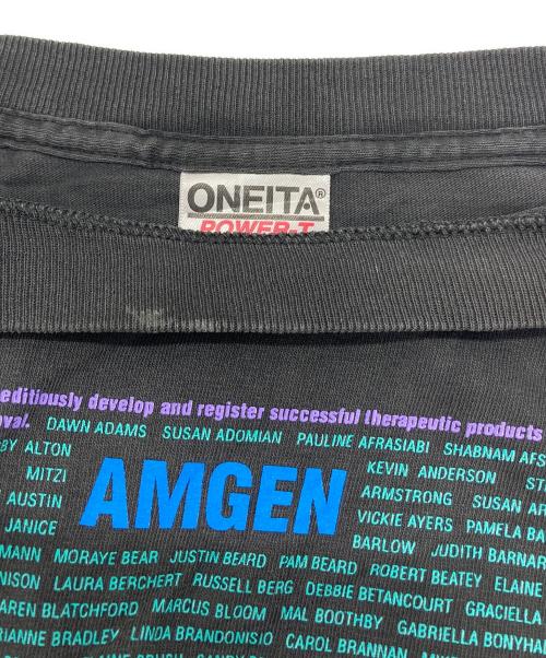 ONEITA（オニータ）ONEITA (オニータ) 90s企業tシャツ ブラック サイズ:Lの古着・服飾アイテム