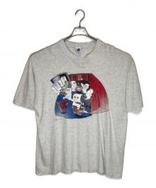 BULLETIN ATHLETIC（ブレティン・アスレチック）の古着「90sアイスホッケープリントtシャツ」｜ホワイト