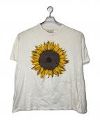 FITTING IMAGEフィッティング・イメージ）の古着「90sサンフラワー Tシャツ」｜ホワイト