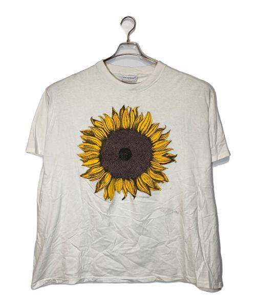 FITTING IMAGE（フィッティング・イメージ）FITTING IMAGE (フィッティング・イメージ) 90sサンフラワー Tシャツ ホワイト サイズ:-の古着・服飾アイテム