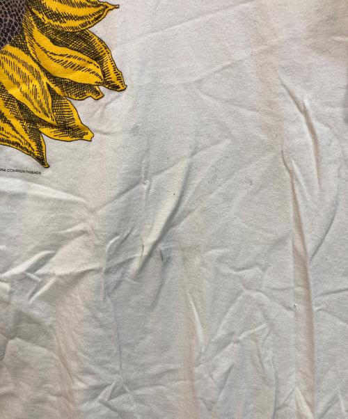 FITTING IMAGE（フィッティング・イメージ）FITTING IMAGE (フィッティング・イメージ) 90sサンフラワー Tシャツ ホワイト サイズ:-の古着・服飾アイテム